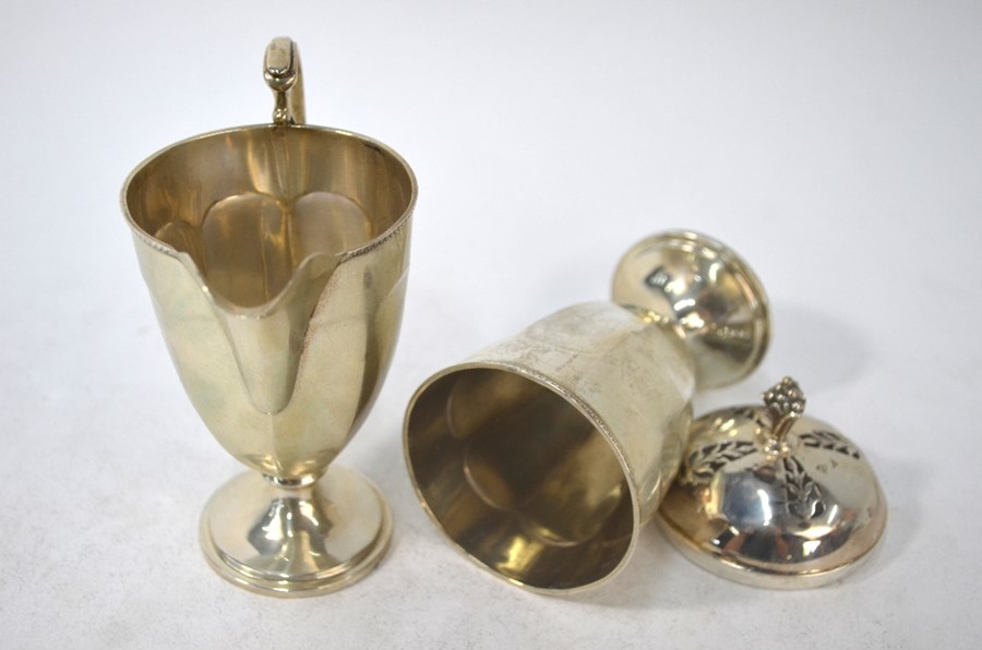 A Mappin & Webb cream jug and sugar caster - Image 2 of 3