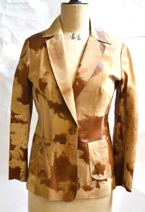 Little London tan leather jacket