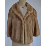 Dark blond mink evening jacket