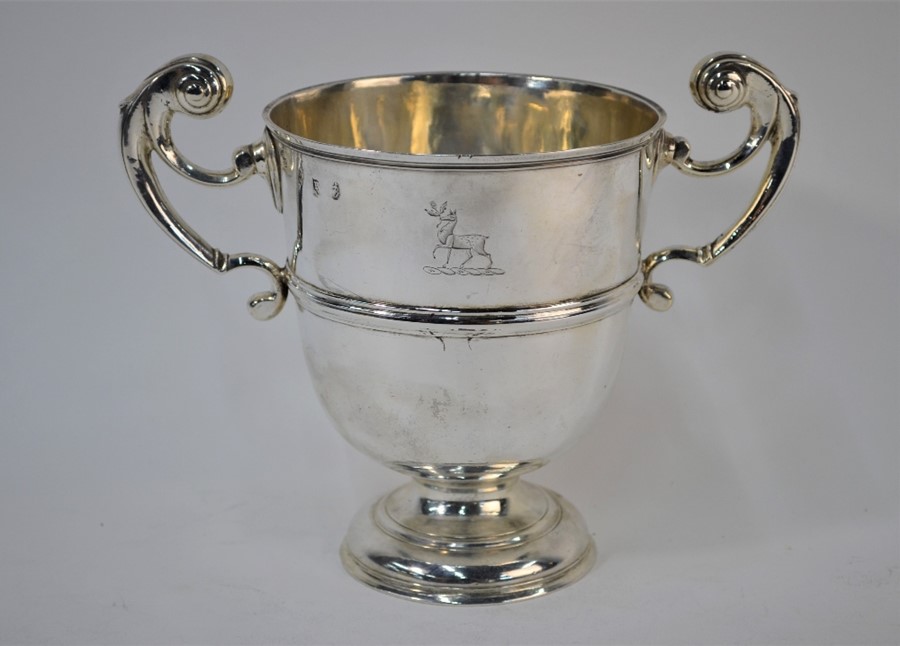 George II Irish silver loving cup