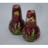 A pair of Minton Ltd. pottery Secessionist vases