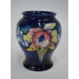 A Walter Moorcroft Orchid pattern vase