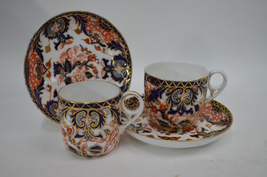 A Victorian Derby Crown Porcelain Co. Ltd. part tea/coffee set - Image 2 of 3