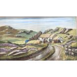 John Laverty - A coastal cottage, possibly Irish, oil on board, signed