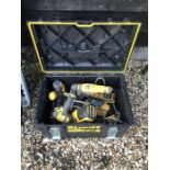 Police recovered items -  A Dewalt tool chest containing various power tools including a second