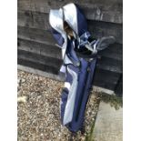 Police recovered item - A Dunlop golf bag containing a part-set of Dunlop golf clubs [p1904995 and