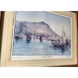 A print of Hong Kong harbour, limited edition numbered 6/200 The Royal Portfolio Geographical