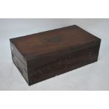 Early 19th century rosewood writing slope