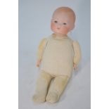 An Armand Marseille 341/4 bisque-headed baby doll