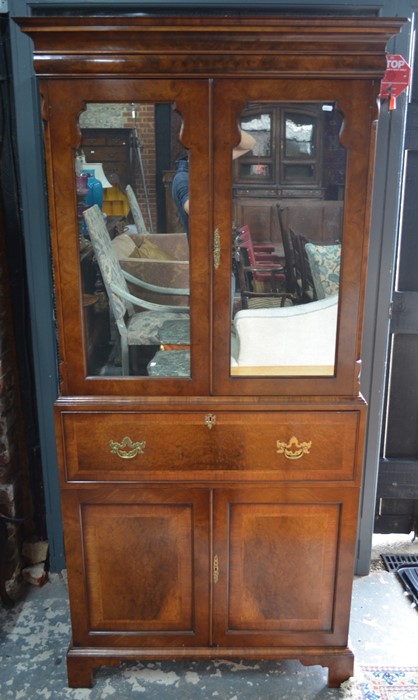 David Salmon Fine Furniture Ltd, a George I style walnut secretaire cabinet - Image 3 of 7