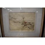 Tom Carr - 'Forrard Away!', hunting etching, pencil signed to margin