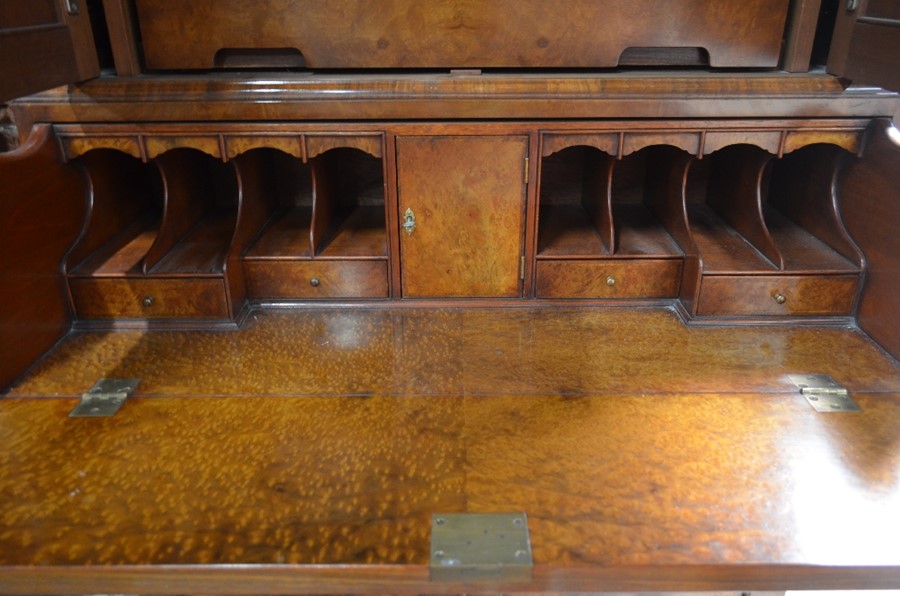 David Salmon Fine Furniture Ltd, a George I style walnut secretaire cabinet - Image 5 of 7