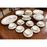 A Royal Worcester 'Caprice' part dinner service, little used (46)