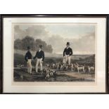 A 19th century print 'The Merry Beaglers'