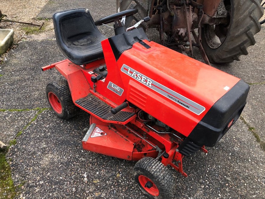 A laser L80 tractor mower, 30" cut