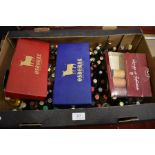 A box of miniature sherry, port and liquour to/w a 1973 Pirelli calendar