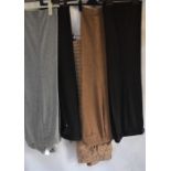 Six pairs of ladies winter weight trousers