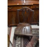 Set of six 19th century oak framed side chairs (6)