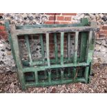 A pair of classic 1920's weathered wooden drive gates