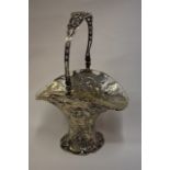 A 19th century French silver bonbon basket