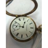 A Victorian 18ct open-faced pocket watch