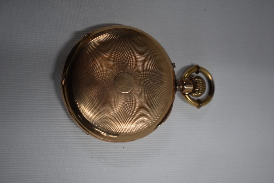 A Continental 14k open-faced pocket watch - Image 2 of 3