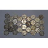 Thirty silver shillings