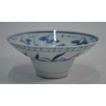 A 19th century Chinese porcelain blue and white bowl
