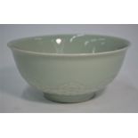 A 19th century Chinese porcelain celadon bowl