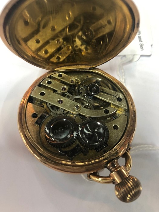 A Continental 14k open-faced pocket watch - Image 3 of 3