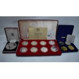 A Spink & Son cased 1977 Silver Jubilee Silver Crowns set