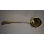 An early George III silver ladle