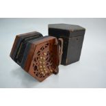 An antique Lachenal & Co 25 - button concertina