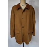 A gentleman's dark camel Pedro Mummoz winter jacket