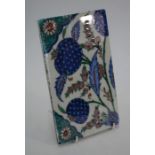 An early 20th century Turkish tile