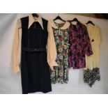 A collection of vintage ladies clothing