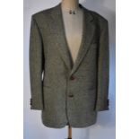 Three gentlemen's Harrods and Peter Milkowski tweed jackets