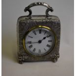 An Edwardian Art Nouveau mantle clock