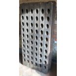 Two large wooden Champagne riddling racks