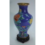 A 20th century Chinese cloisonne baluster vase