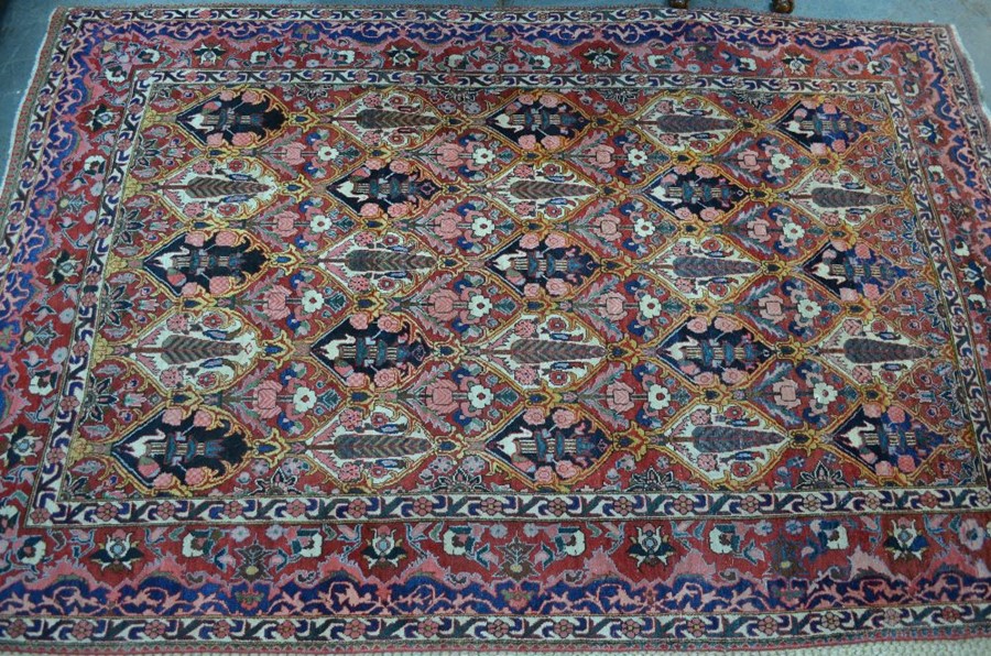 An old Persian Baktiari 'garden' carpet - Image 2 of 4