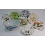 A collection of mainly 19th century china and porcelain