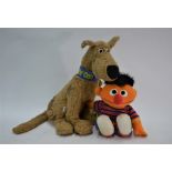 A 1970s Tebro Scooby Doo soft toy