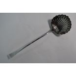 An early George III silver OEP punch ladle