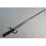 A 19th century French 1874 pattern bayonet