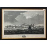 A 19th century engraving 'The Bay and City of Dublin'