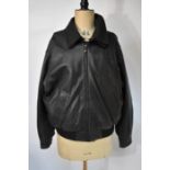 Gentleman's Burberry dark brown leather jacket