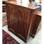 A Regency mahogany side cabinet