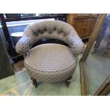 Edwardian tub chair