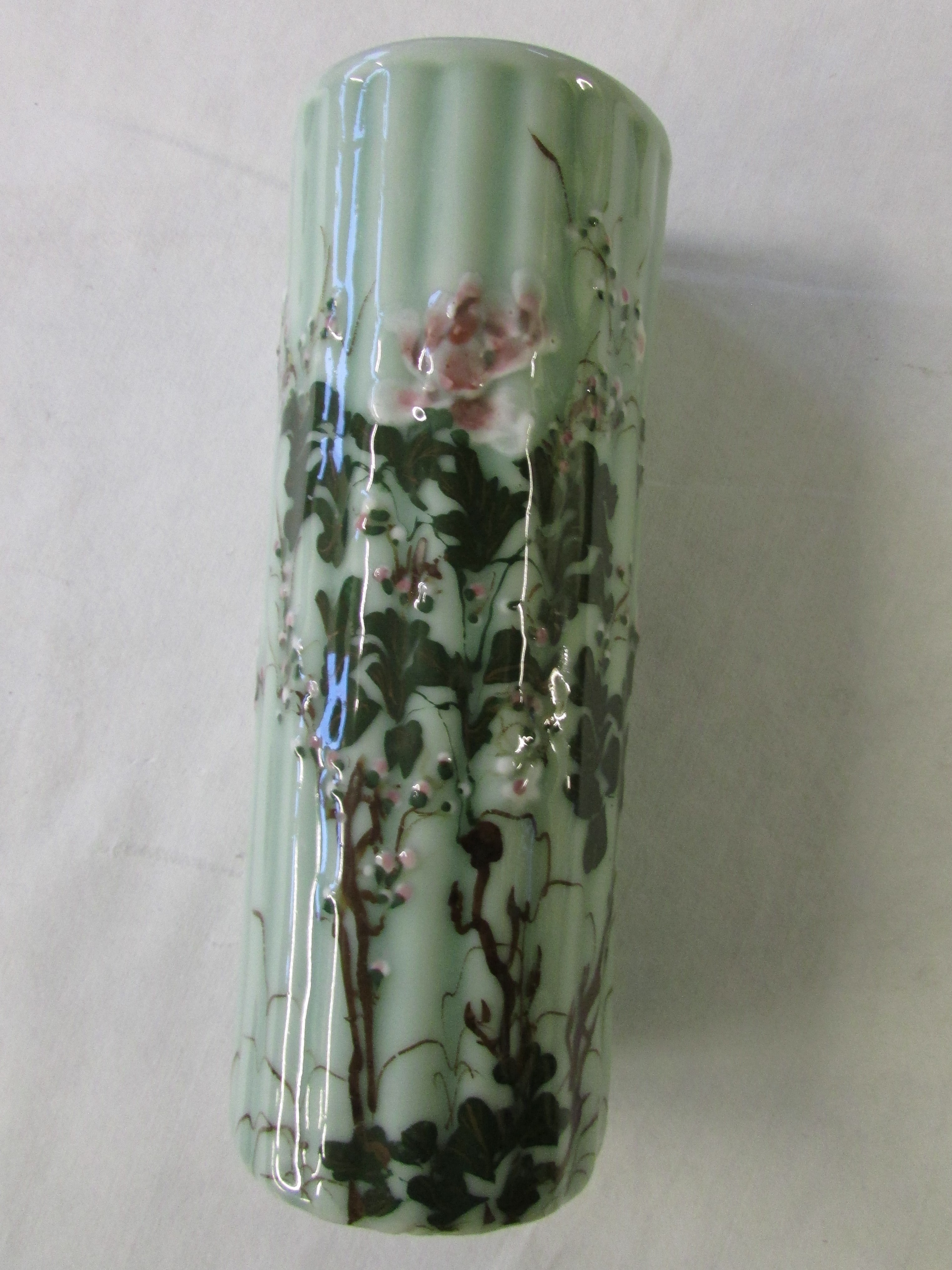 Oriental porcelain spill vase